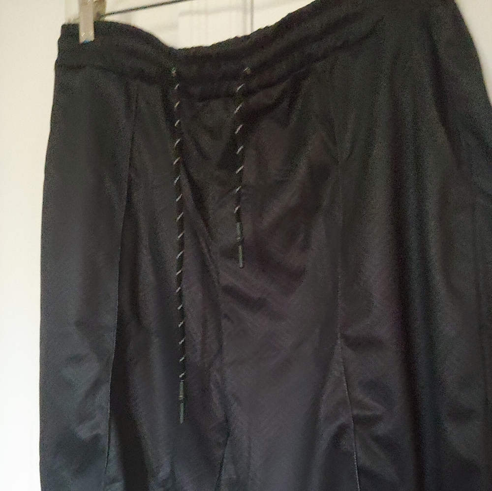 Black Drawstring shorts 8 inch inseam